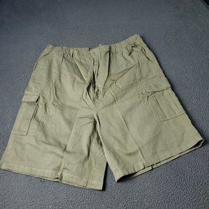 Boulder Creek Trading Co. Cargo Chino Shorts Tall Mens 3XL x11 Green Bei…